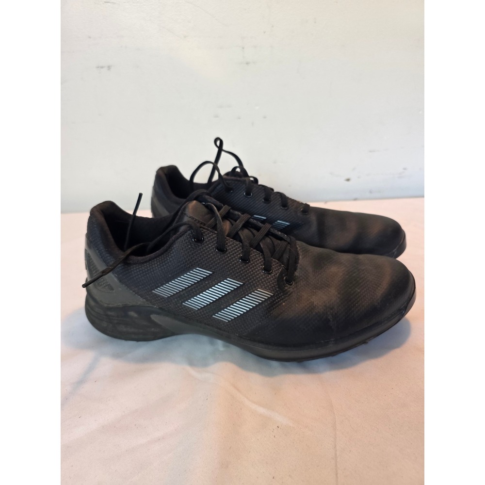 Adidas Tech Response 2.0 Golf Shoes Black Silver FW5544 Mens 12